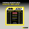 Гантель регулируемая MX Select MX100 EVO, рифленая стальная рукоять, вес 5.9-45.4 кг, 1 шт