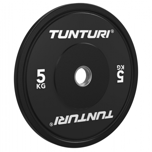 Диск бамперный Tunturi Platinum, черный, 5 кг